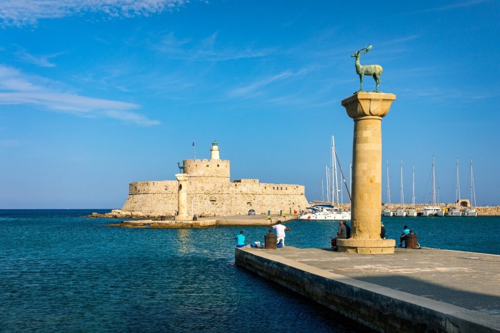 View of Mandraki Port