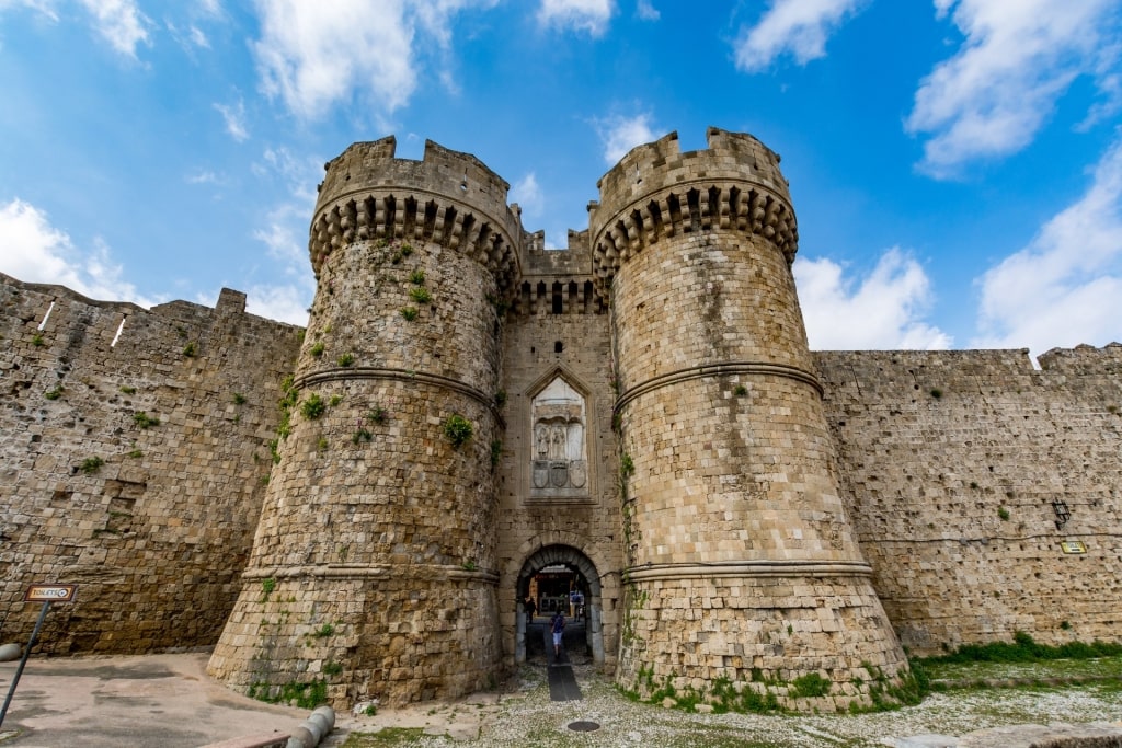 View of the historic Marine Gate