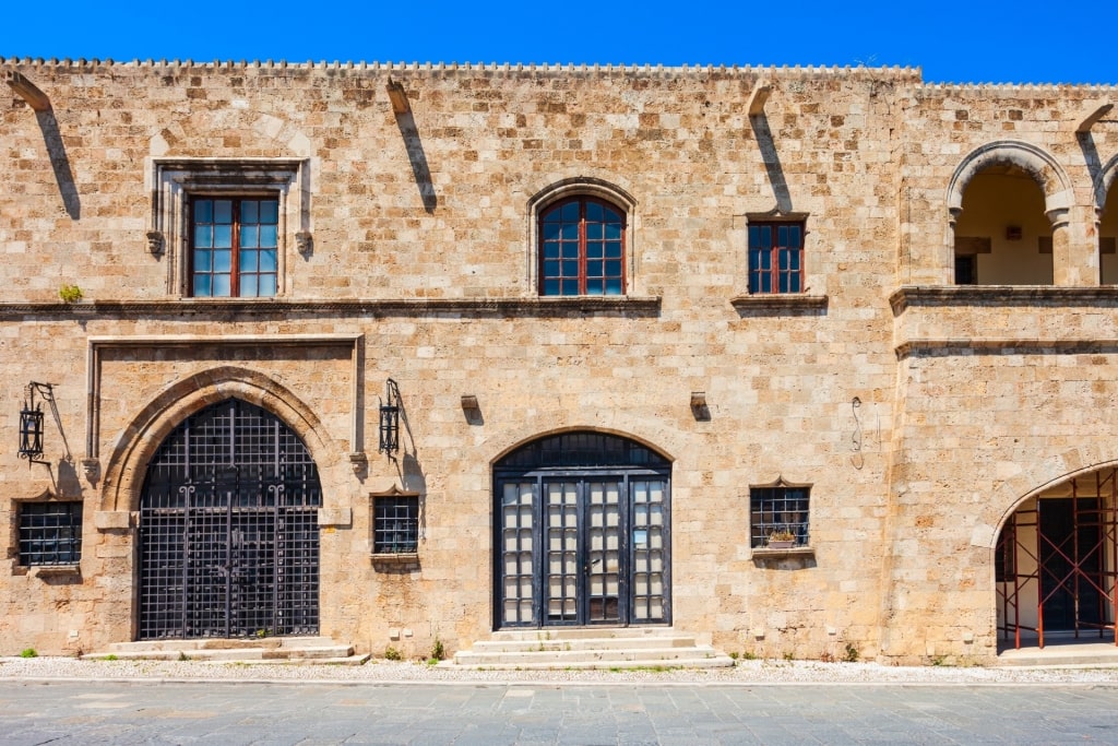 Exterior of the Municipal Art Gallery of Rhodes