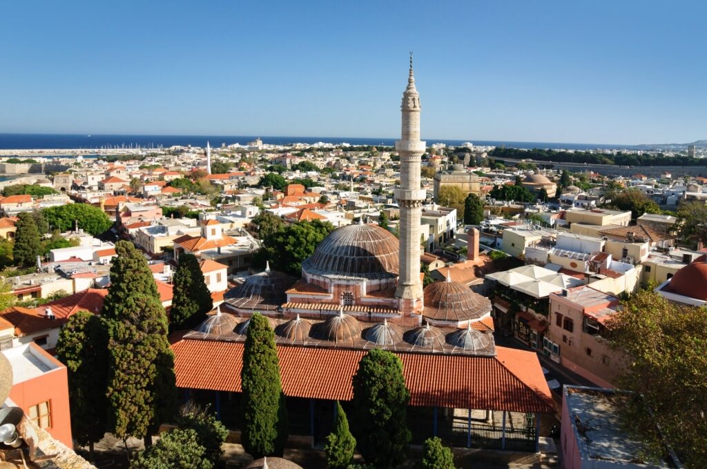 Aerial view of Suleymaniye Mosque