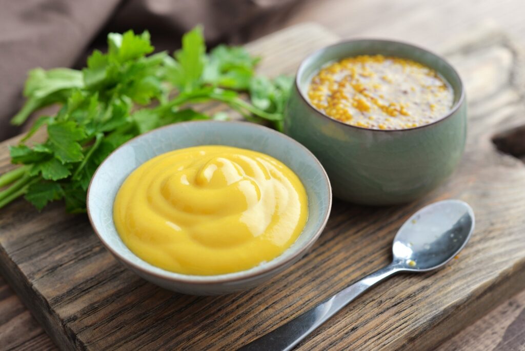 Dijon mustard in a bowl