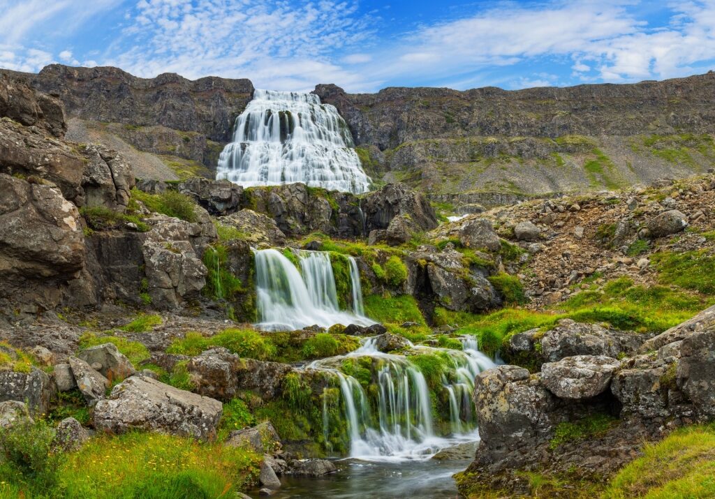 Majestic Dynjandi Waterfall