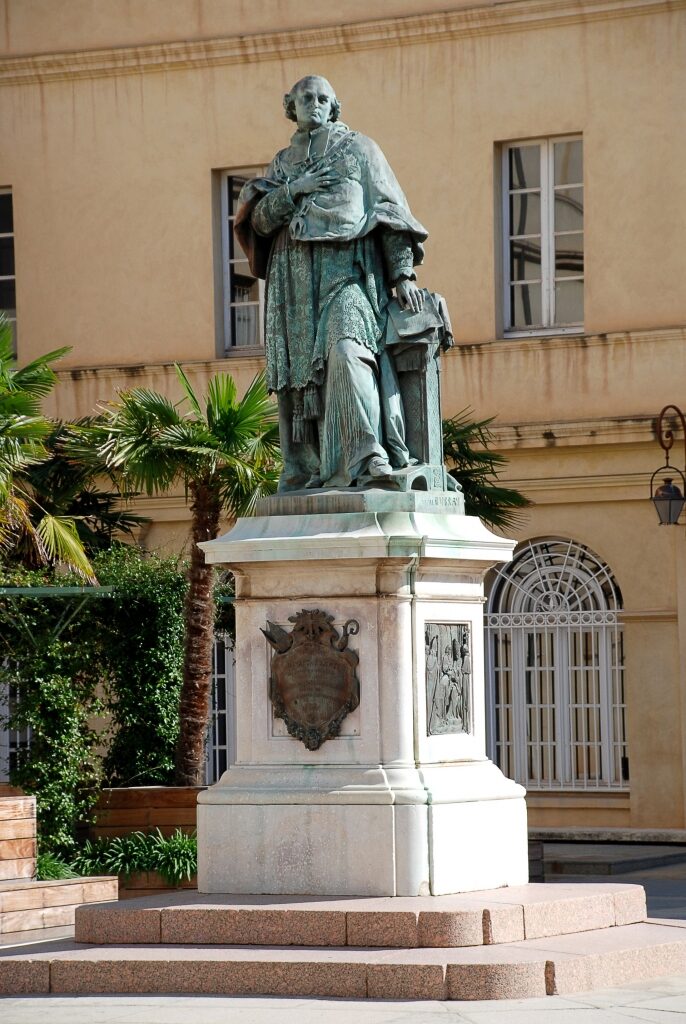 Statue outside Palais Fesch