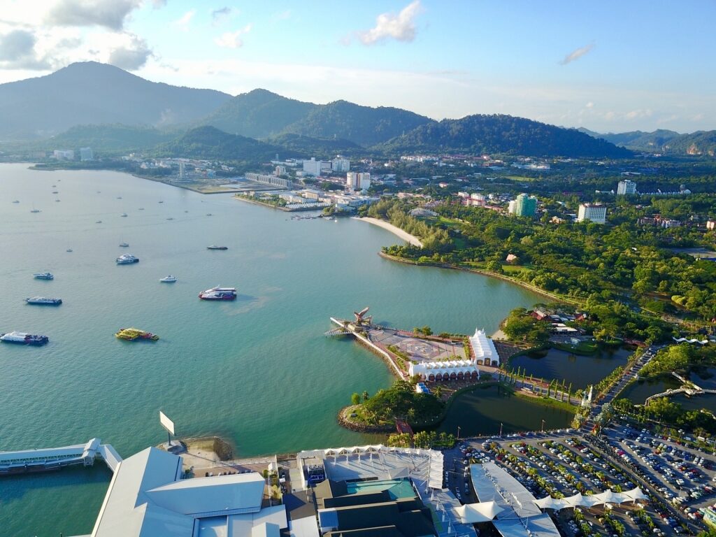 Aerial view of Langkawi