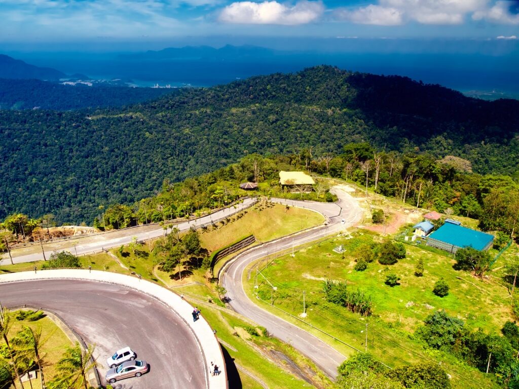 Aerial view of Gunung Raya