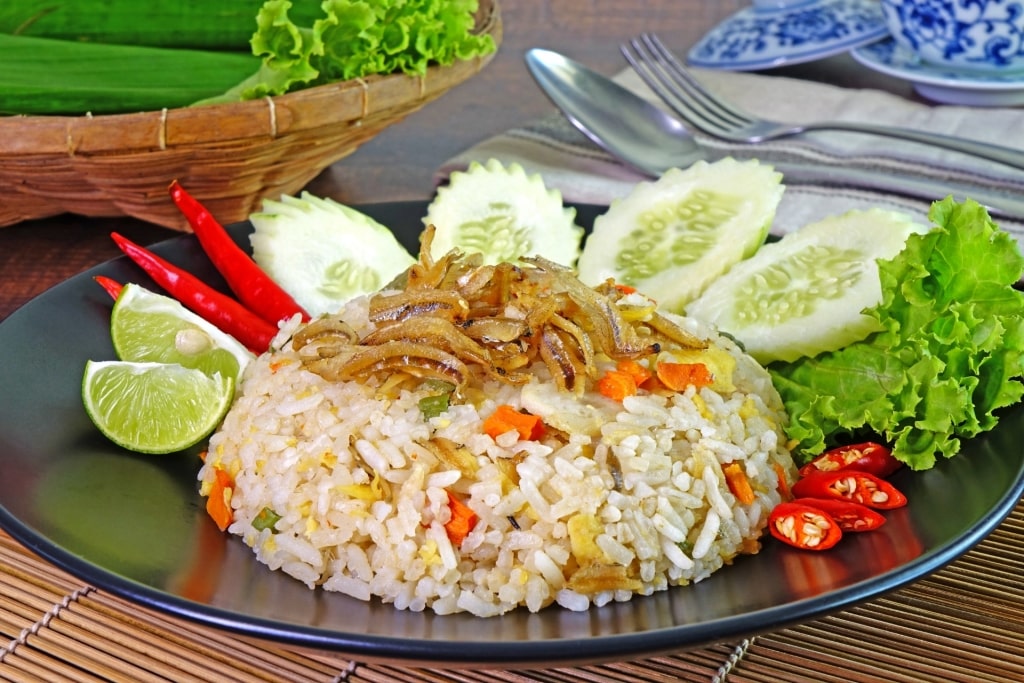 Plate of Nasi goreng kampung