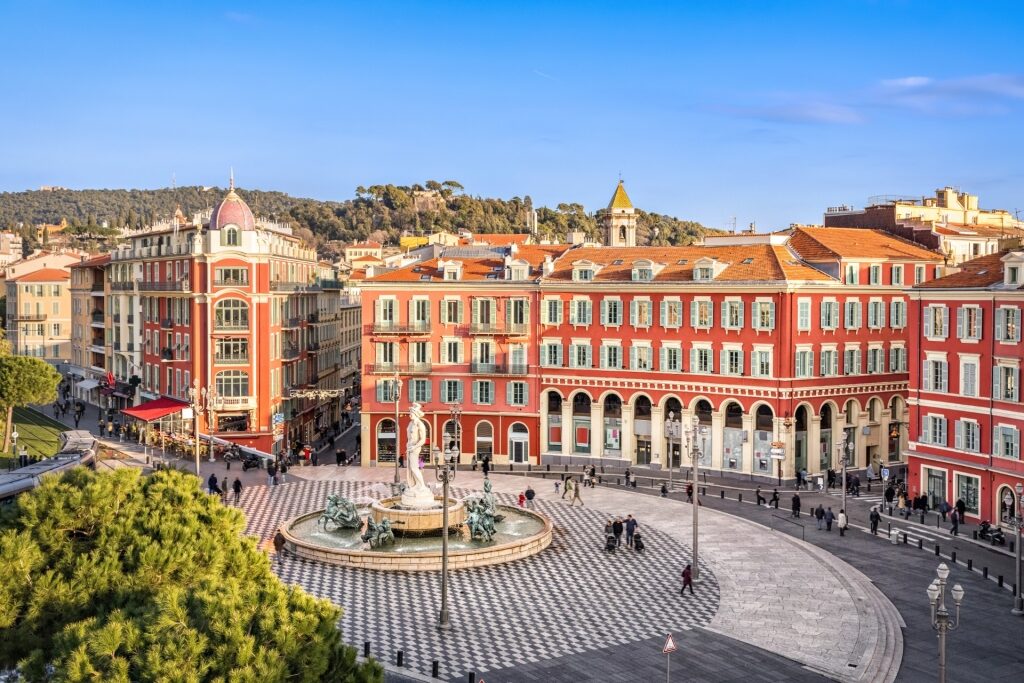 Visit Place Masséna, one of the best things to do in Nice