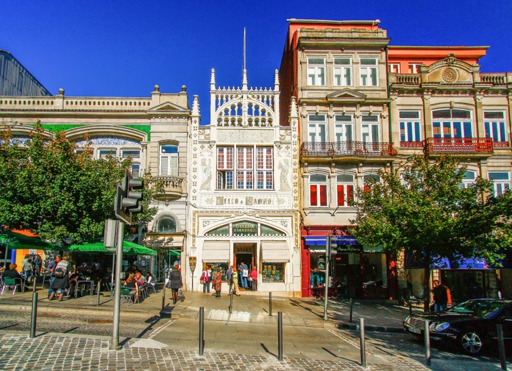 Street view of Livraria Lello