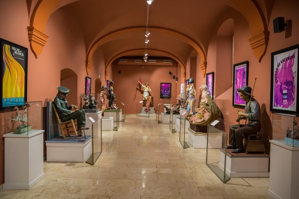 View inside the Fallas Museum