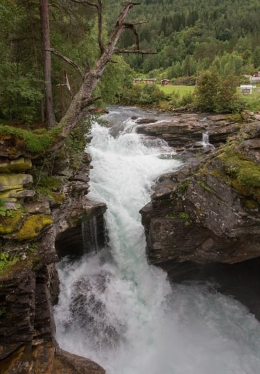 Gudbrandsjuvet Waterfall, one of the best waterfalls in Norway