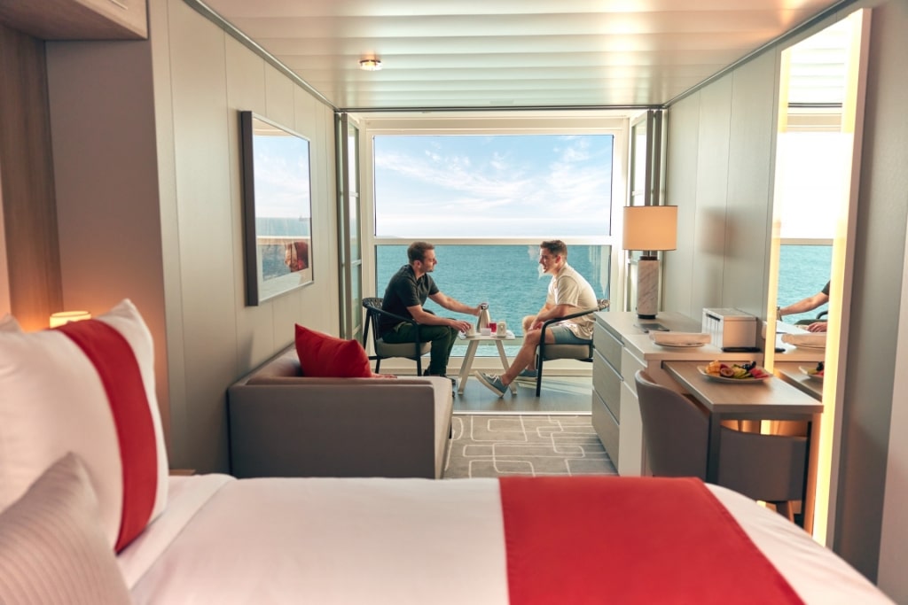 Interior of Infinite Veranda Stateroom on Celebrity Beyond