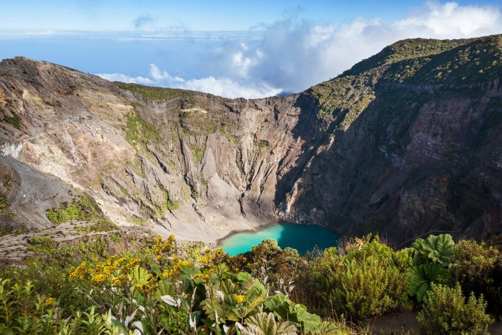 Crater of Irazu Volcano