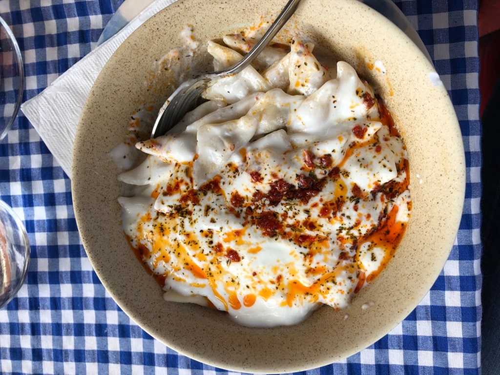 Plate of Manti