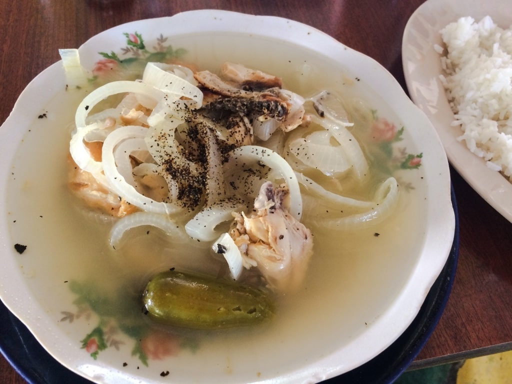 Bowl of Chicken escabeche