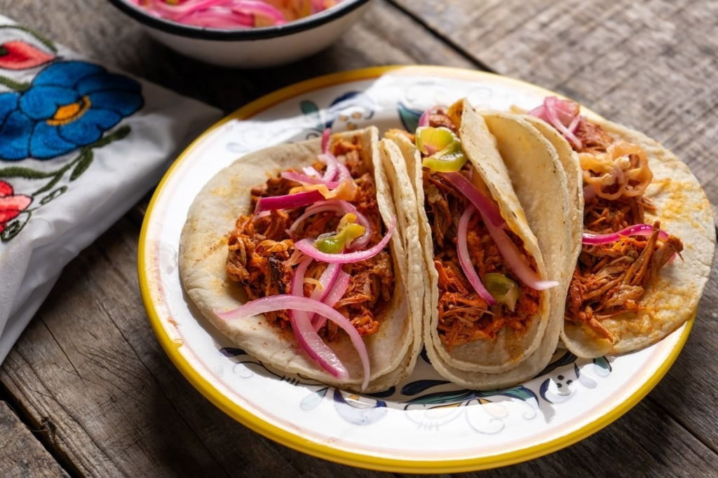 Plate of Cochinita pibil