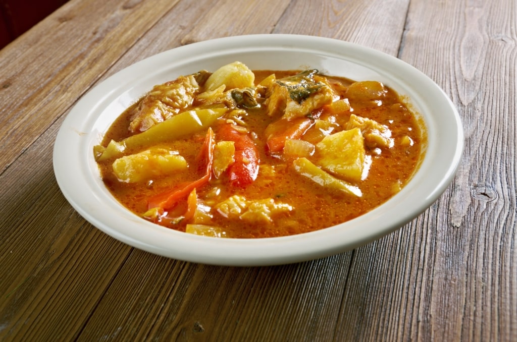 Belizean food - Conch chowder