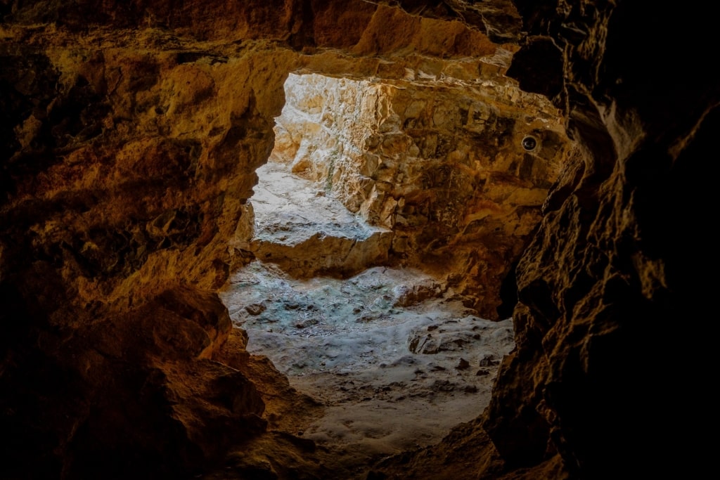 View inside Puig des Molins