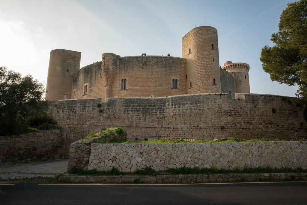 Unique exterior of the Bellver Castle, Palma De Mallorca