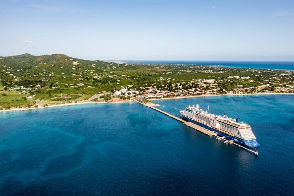 Celebrity cruise ship in St. Croix