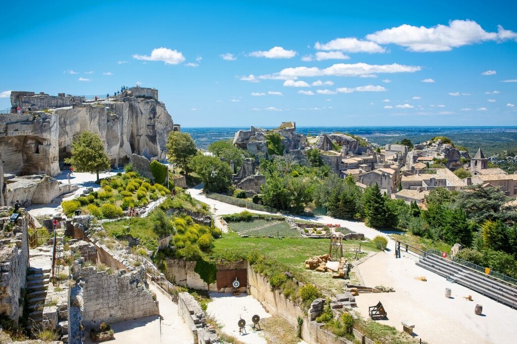 View of the historic Les Baux-de-Provence, Provence