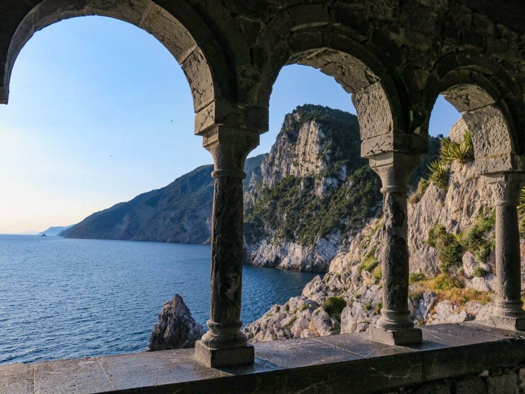 Temple ruins near Byron’s Grotto, Porto Venere