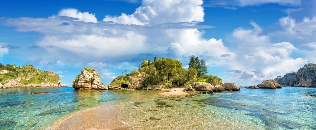 Beach of Isola Bella, Sicily