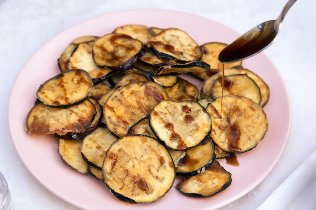 Plate of Berenjenas con miel