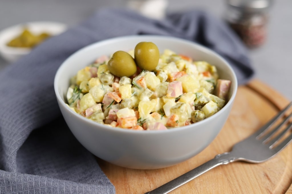 Bowl of Ensaladilla rusa