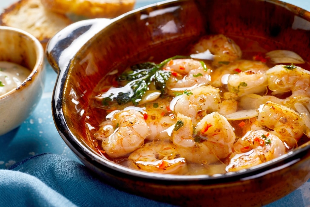 Bowl of Gambas Pil-Pil