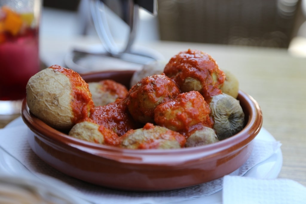 Bowl of Papas arrugadas