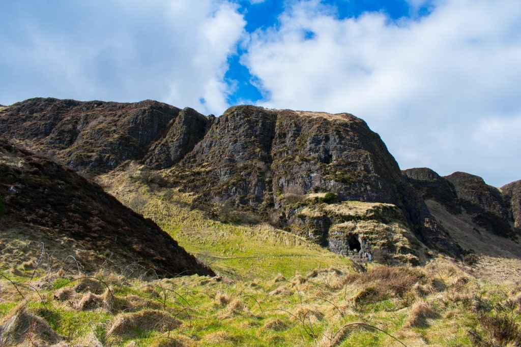 Sleeping giant formation in Cave Hill