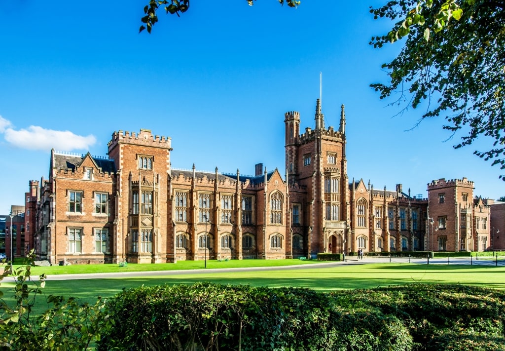 Exterior of Queen's University Belfast