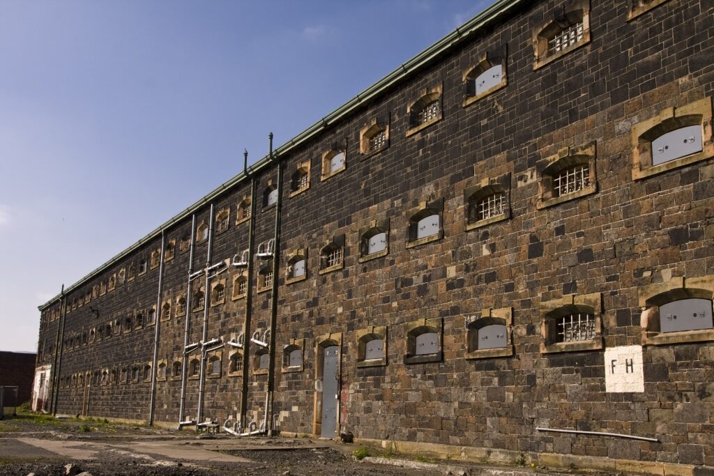 View outside the Crumlin Road Gaol