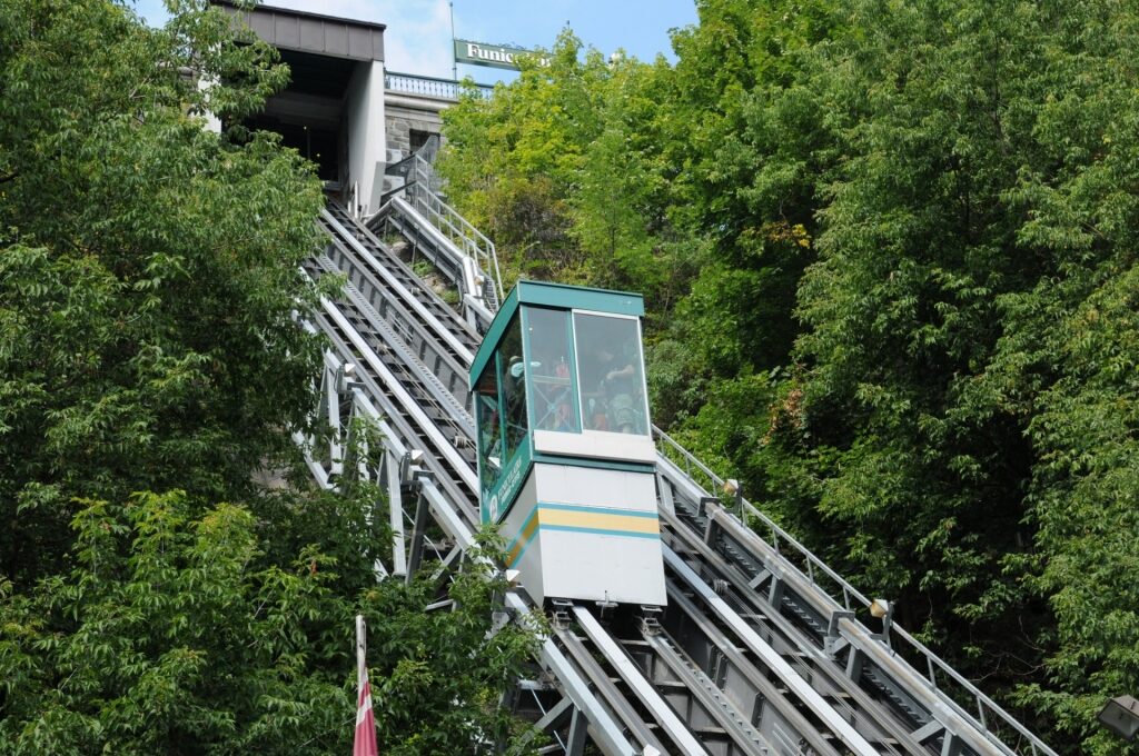 Funicular in Dufferin Terrace