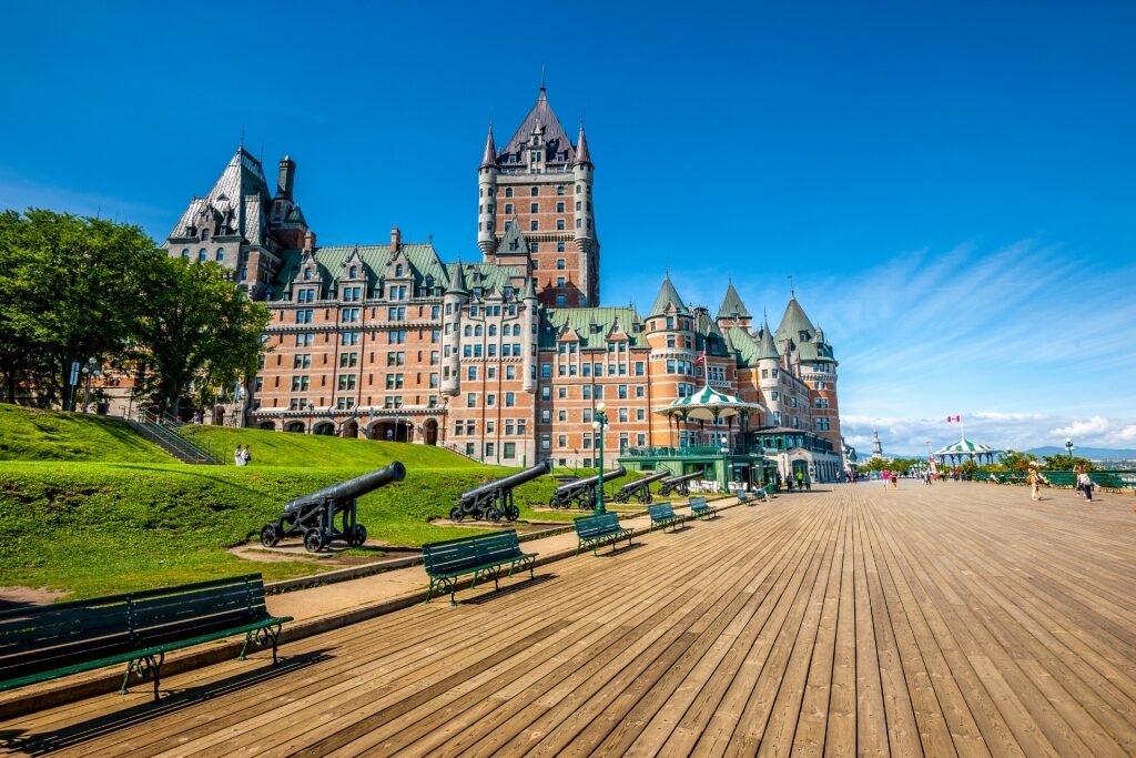 Stroll Dufferin Terrace, one of the best things to do in Quebec City