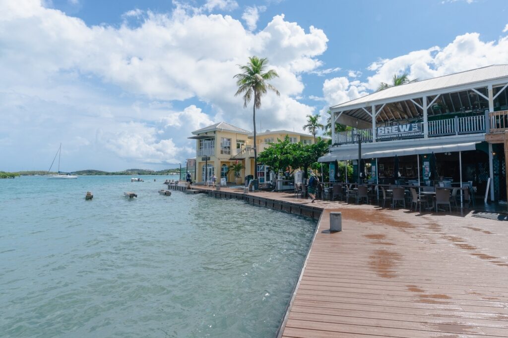 Pretty waterfront of Christiansted, St. Croix