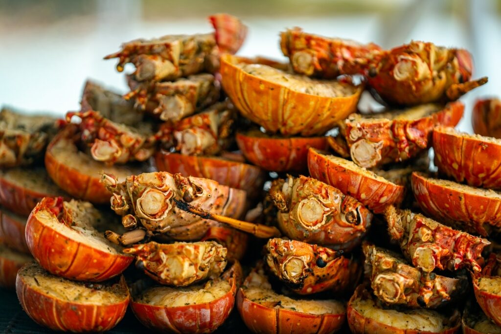 Virgin Island food - Lobster