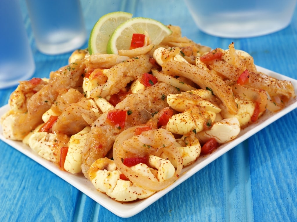 Plate of Saltfish