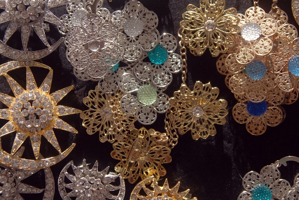 Malay jewelry brooches