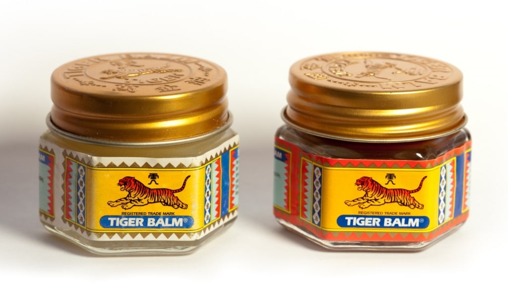 Table of Tiger Balm