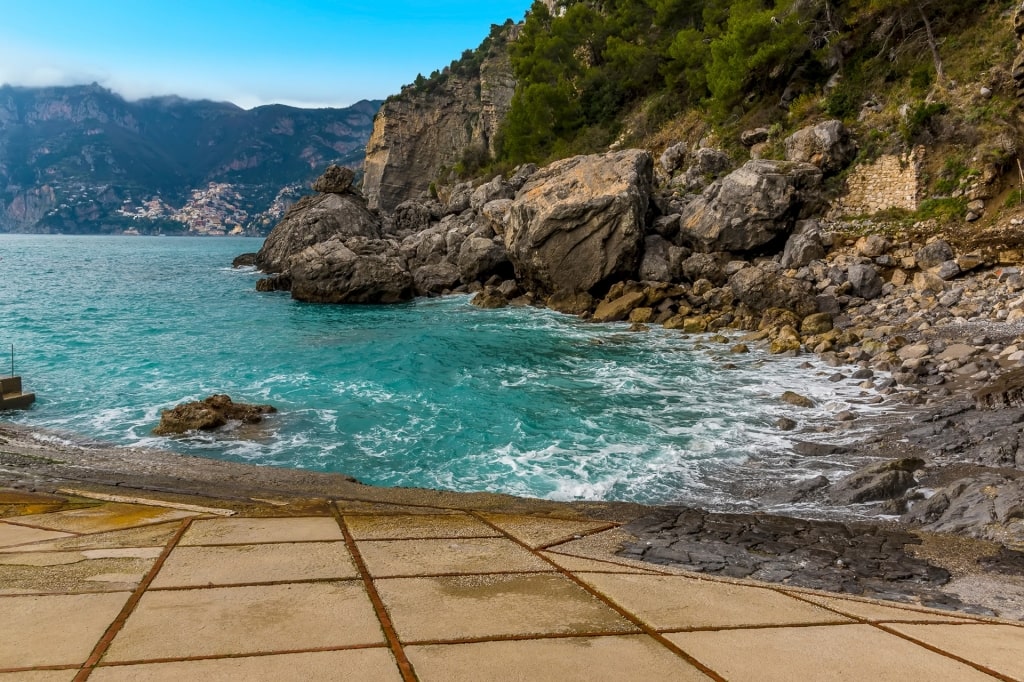 Beach in Praiano