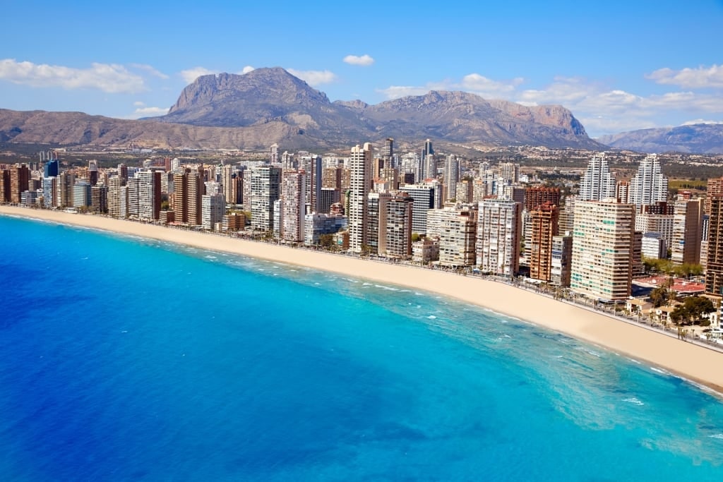 Benidorm, one of the best beach towns in Spain