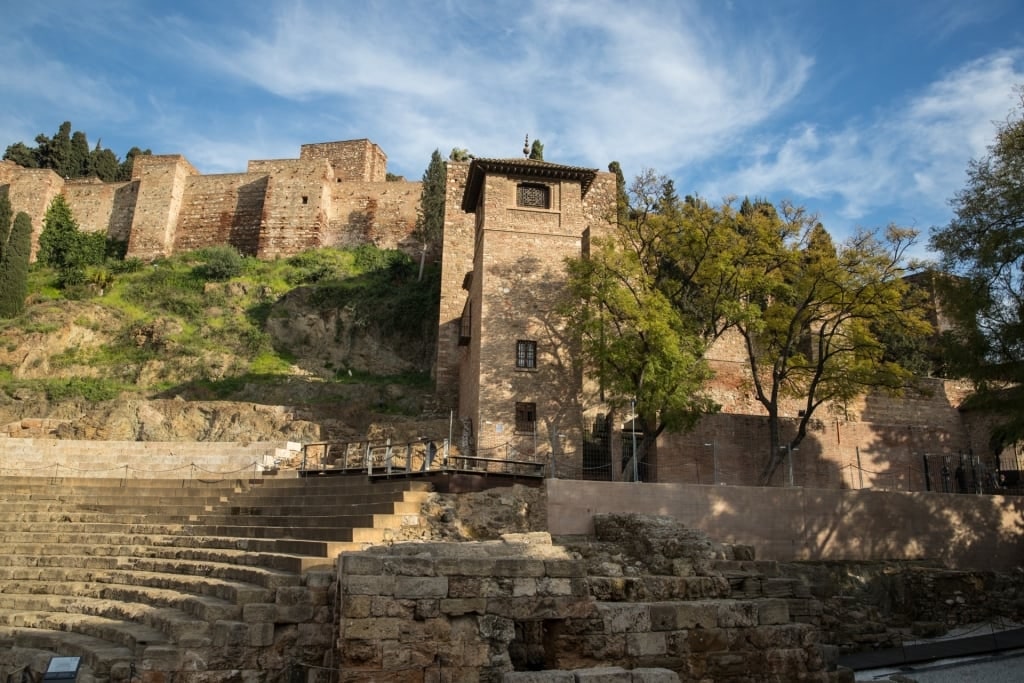 Exterior of Alcazaba, Malaga