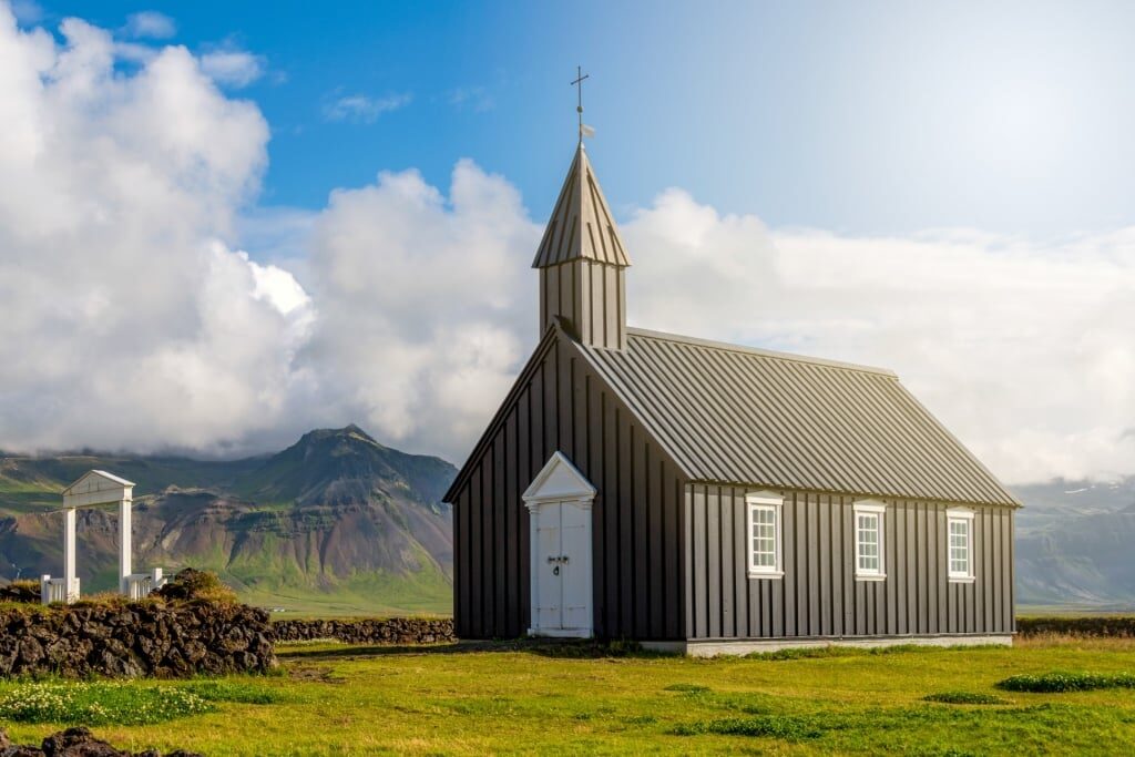 Historic church of Búðakirkja