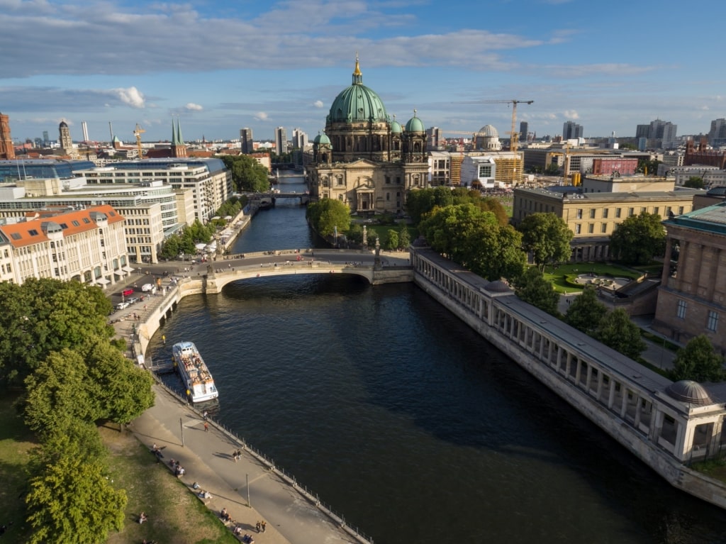 Aerial view of Berlin