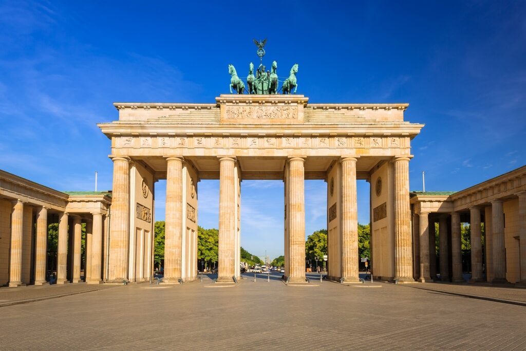 View of Brandenburg Gate in Berlin