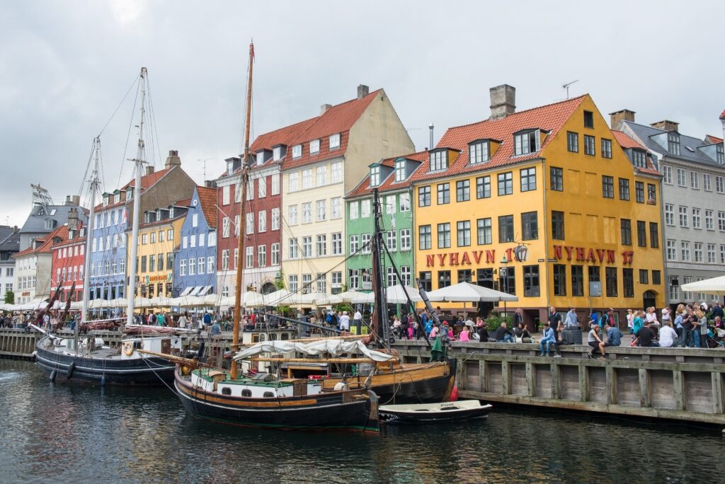 Colorful buildings along Nyhavn, Copenhagen