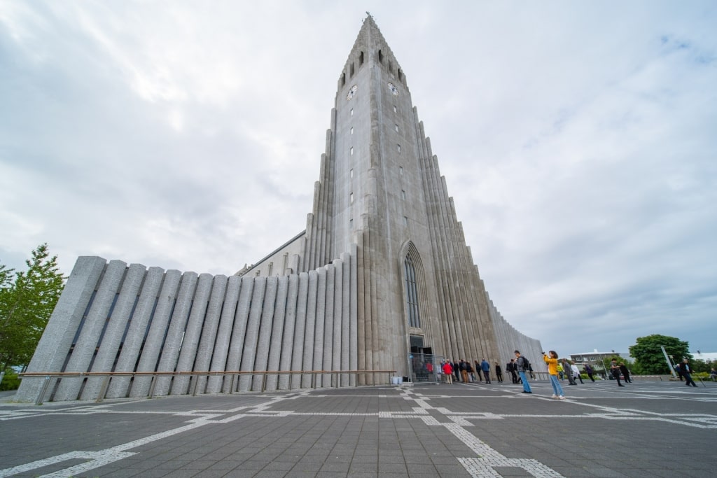 Exterior of Hallgrimskirkja, Reykjavik