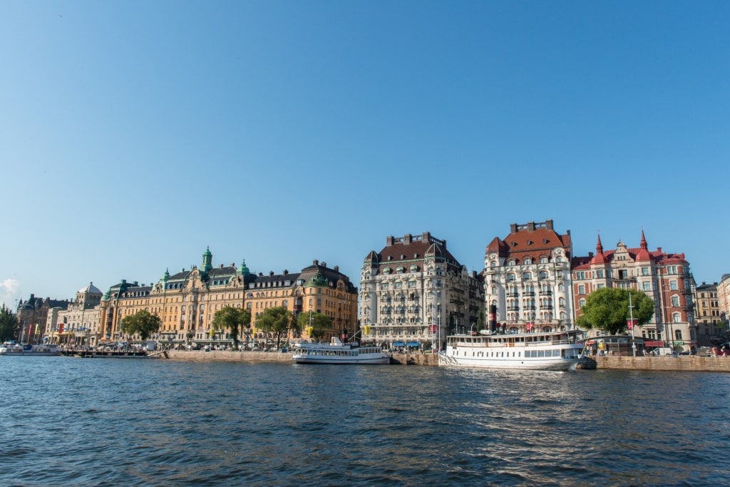 Waterfront view of Stockholm