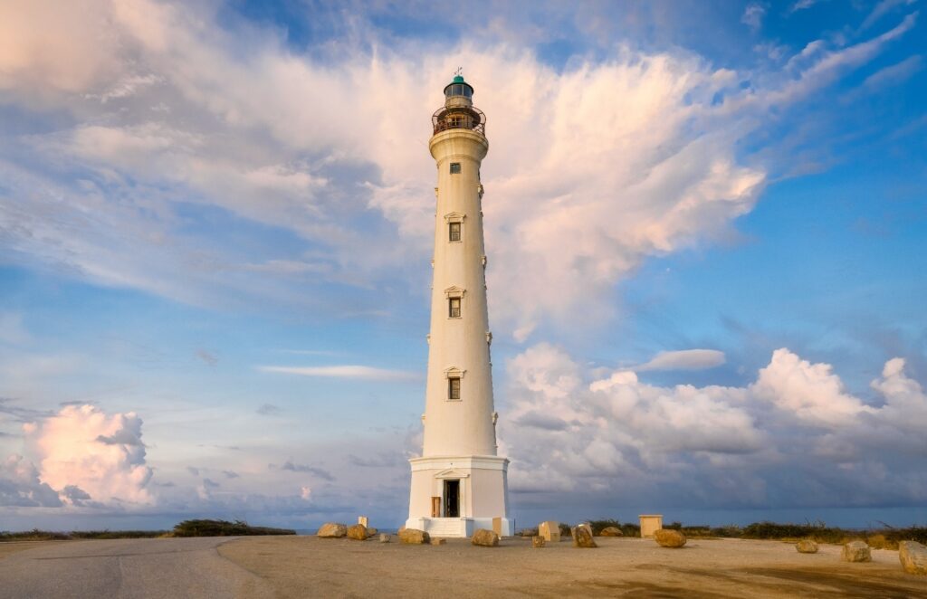 View of California Lighthouse, Aruba